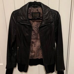 Mackage exclusively for Aritzia leather jacket